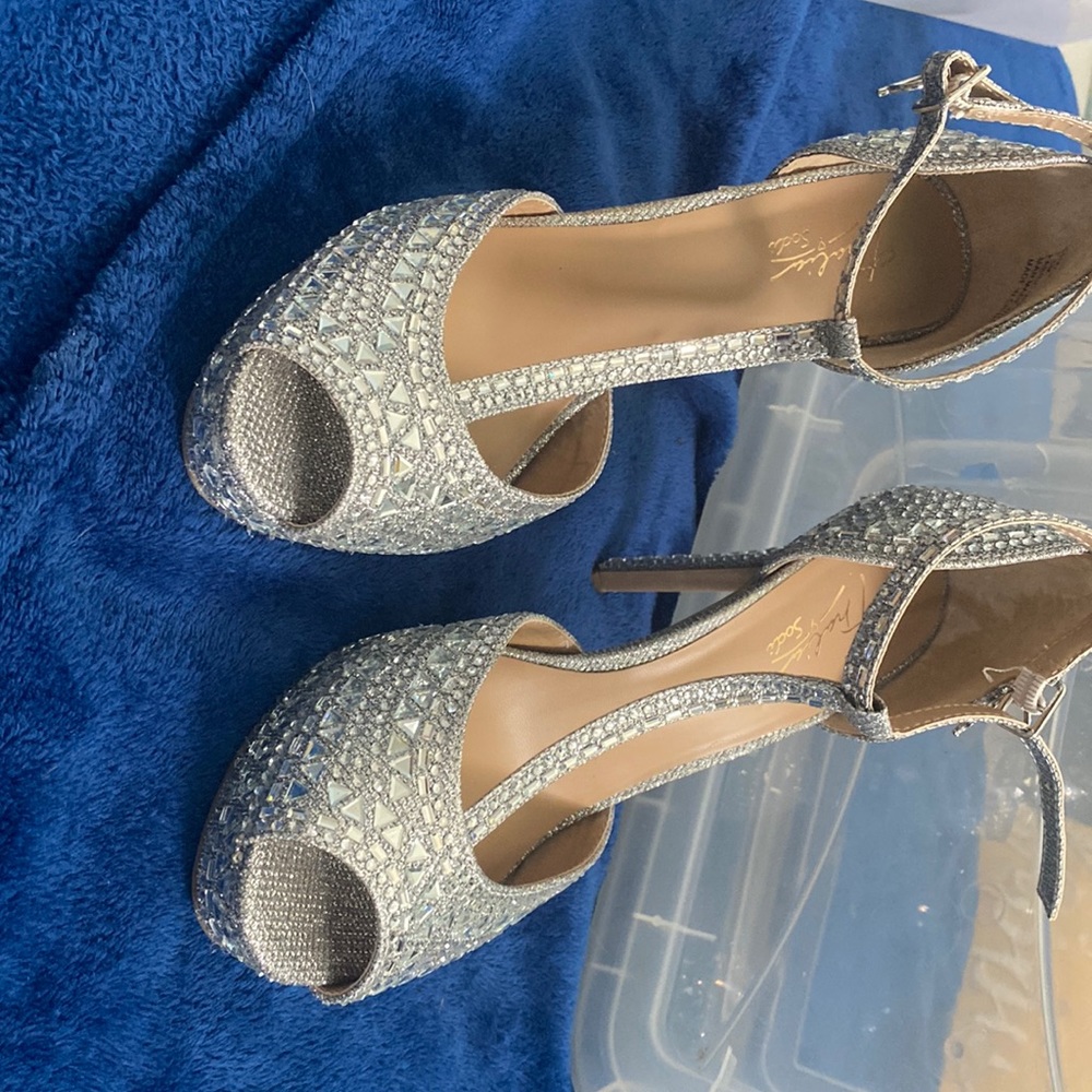 Thala Platforms Silver Shoes - image 1